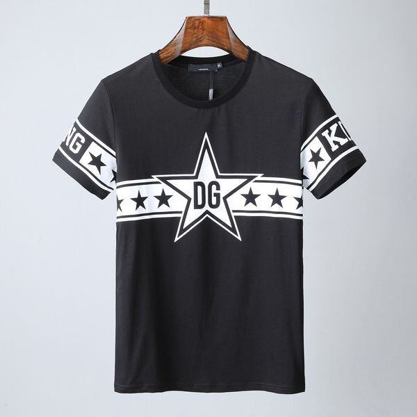 

2020 d&g t shirts black white mens t shirts fashion mens t shirts medusa short sleeve size m-3xl, White;black