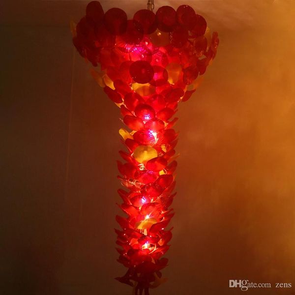 

italian flower design chandelier large style hand blown glass art chandelier light for l lobby entrance decoration