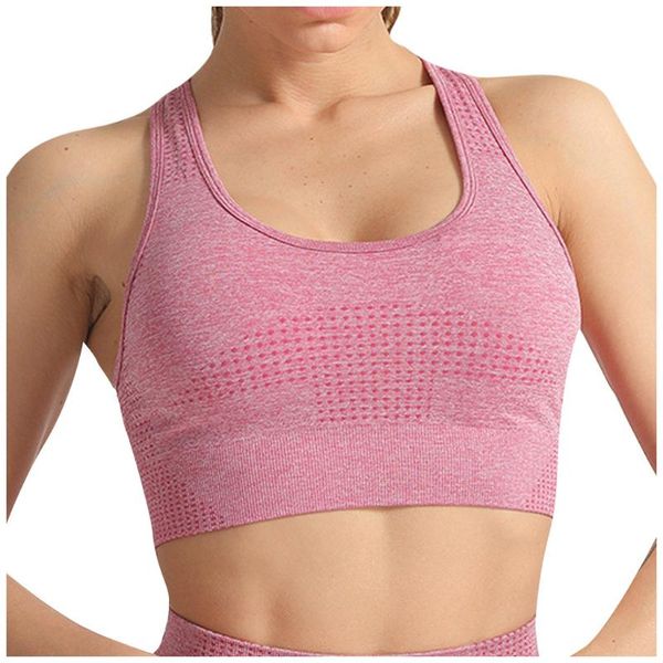 

women energy seamless sport bra gym fitness yoga bra padded push up shockproof running back cross strappy sports k1, White;black