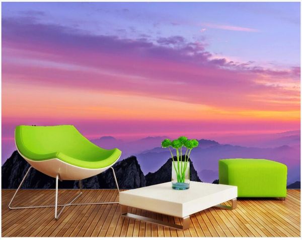 

wdbh 3d wallpaer custom p sunset clouds beautiful landscape sky clouds background 3d wall murals wallpaper for walls 3 d room home decor