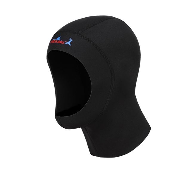 

1mm/3mm neoprene protect hair swimming hat scuba diving cap with shoulder snorkeling equipment hat hood neck cover swim wetsuit swimming cap