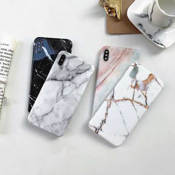 

Мраморный чехол для iphone 7 XS MAX Case Мягкая задняя крышка из ТПУ Для iphone 6 6S 7 8 Plus Coque Для
