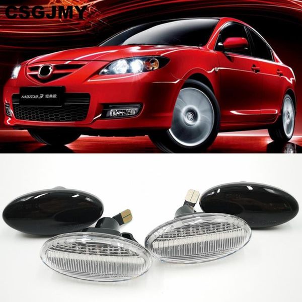 

csgjmy 2 pieces car led dynamic side marker turn signal light sequential blinker light for 3 for 2 5 mpv
