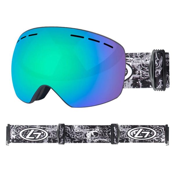 

ski goggles mask double anti-fog spherical double ski goggles for children lunette enfant vektor 30s26