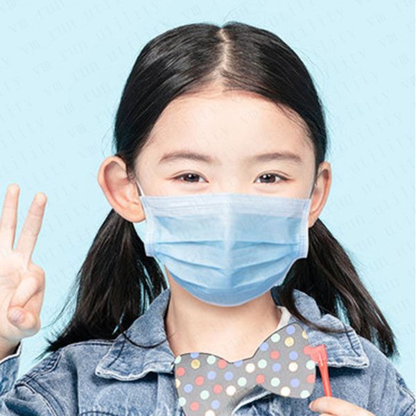 

в наличии! детские маски высокое качество 3-слойный фильтр одноразовые защитные маски для рта анти-плевок защита детей удобная маска для нош