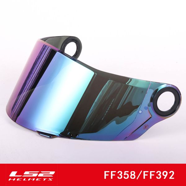 

original ls2 ff358 ff392 motorcycle helmet glass sun shield full face motorbike helmet lens anti-scratch multicolor sun visor