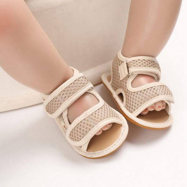 

toddler shoes summer girls boys casual mesh shoes soft bottom comfortable non-slip kid baby first walkers shoes02, Black;red