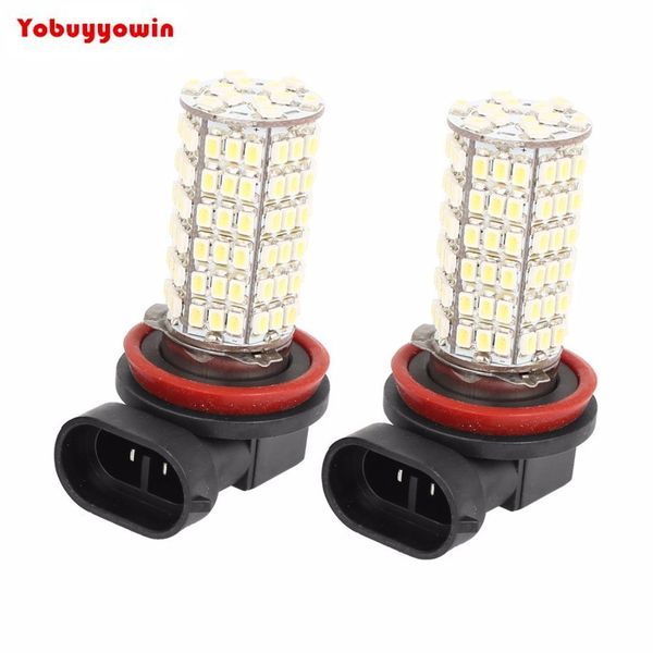 

par lampada h11 120 led farol de milha 6500 k super branca