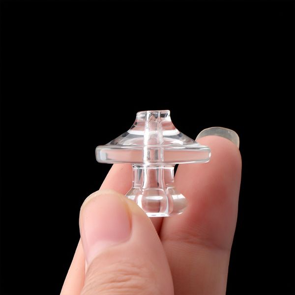

Scientific Peak Insert Glass Carb Cap 21mmOD UFO Carb Caps For Quartz Banger Peak Vaporizer Quartz Banger Bowl Dab Rigs Bong