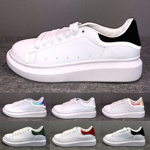 

luxury platform lace up designer shoes party dress girls ladies women shoes white black velvet reflective leather mens casual sneakers