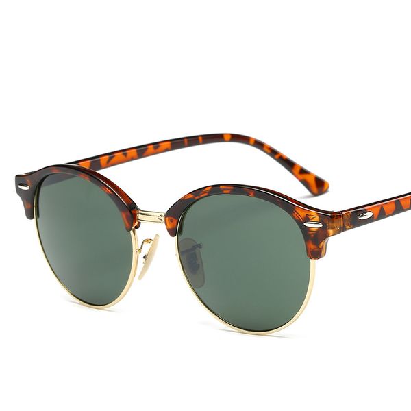 

classic sunglasses women popular brand designer retro men summer style sun glasses rivet frame colorful coating shades uv400, White;black