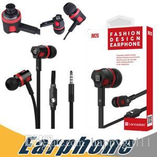 

factory price happy original langsdom jm26 in-ear earphone nosie cancelling stereo music eardud headphone for iphone 7 plus s8 plus