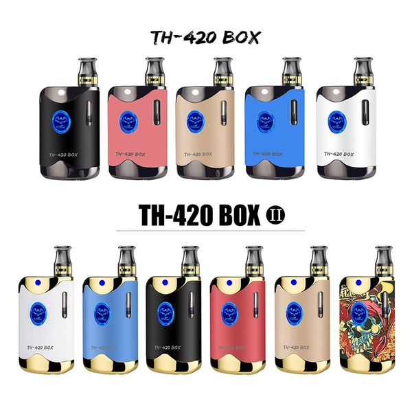 

100% Authentic Kangvape TH420 II Starter Kit 650mAh В.В. TH420 2 батареи Box Mod 0.5ml 92a3 густое масло Картридж Tank