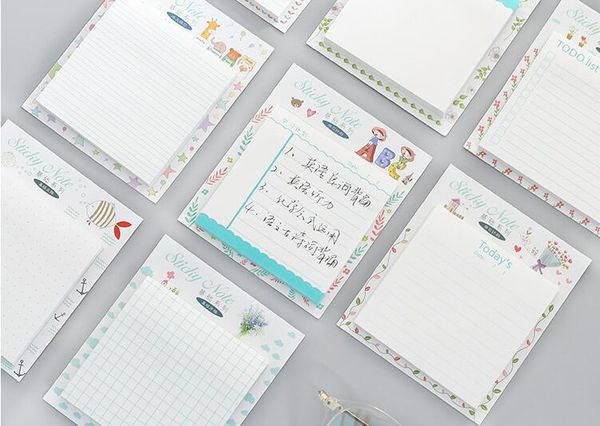 

daily schedule memo pad sticky notes memo boards notepad office school stationery supply papeleria