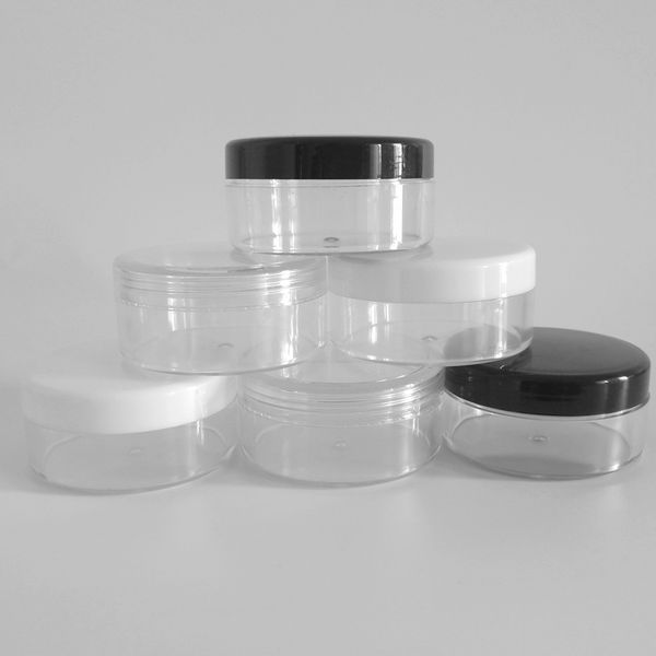 

30g 30ml / 1oz clear крем контейнер jar пот с винтовой крышкой cap, пустой cosmetic jar для nail powder eye shadow для губ бальзам для губ