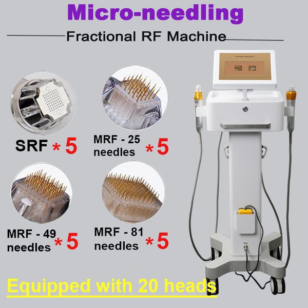 

2019 2in1 microneedle rf beauty equipment micro needle scar removal stretch marks removal microneedle fractional rf wrinkle removal