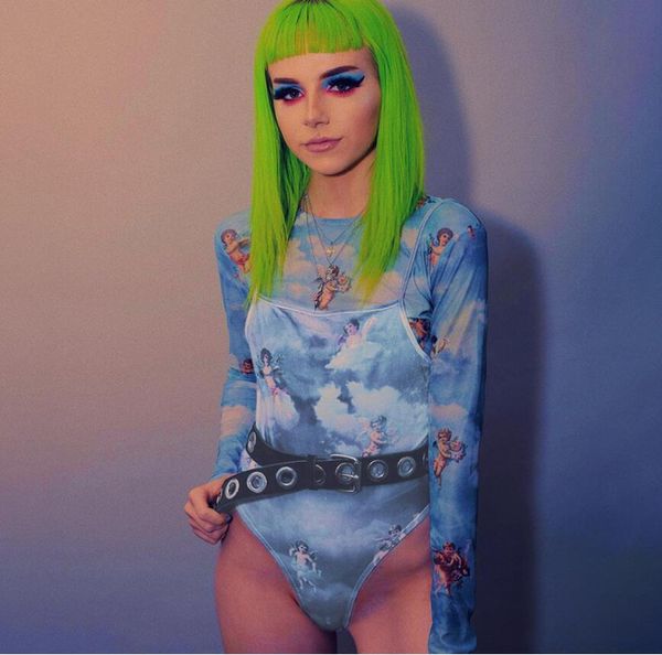 

2019 spring new angel strapless sleeveless jumpsuit, Black;white