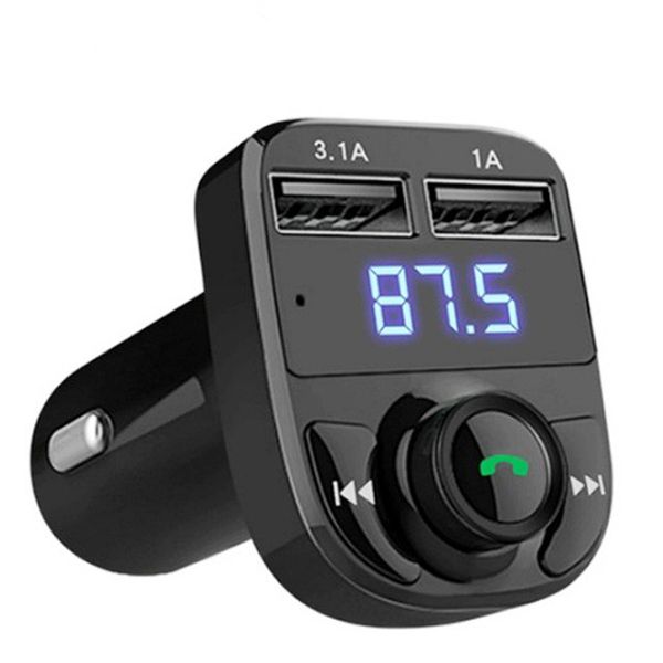 

car fm transmitter bluetooth handsmp3 radio player car kit fm modulator with 3.1a usb car charger for ipad phone