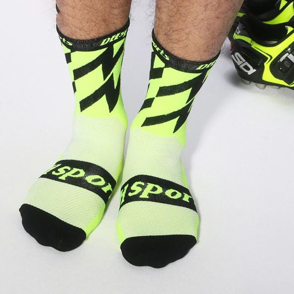 

men women cycling socks for bike sports socks compression professional running spin class hiking gym cool funny hot, Black