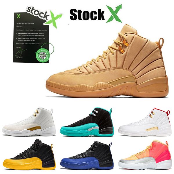 

mens basketball shoes 12 jumpman 12s classic color nyc university gold game royal black white designer sneakers off 7-13