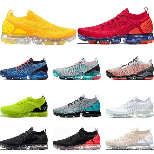 

2019 quality mens womens running shoes yellow cushion tennis shoes triple white black red orbit outdoor sports trainers 36-45