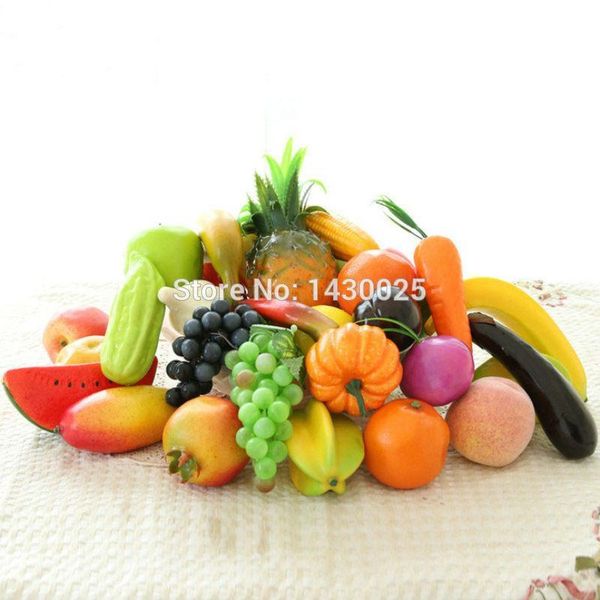 2019 Artificial Fake Fruits Vegetables Ornaments Christmas