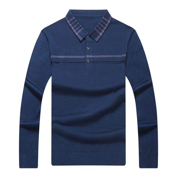 

new arrival 2018 men's long-sleeved cotton stripes sweater fashion and pullover men brand new of wholesale, White;black
