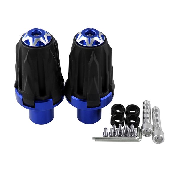 

10mm motorcycle straddle anti-fall rubber bumper protector frame sliders