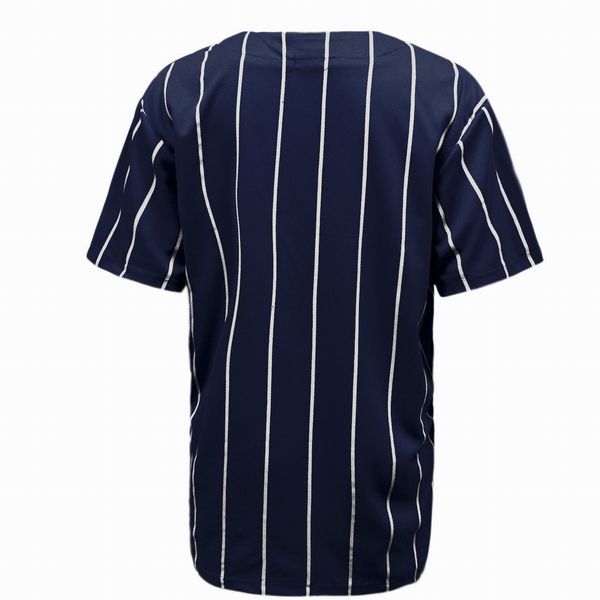 

4633 Custom Baseball Blank jersey Button Down Pullover Men Women size S-3XL