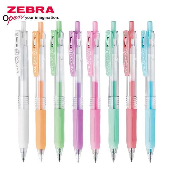 

1 piece zebra sarasa jj15 milk color light color line drawing pen gel pen limited edition 0.5mm