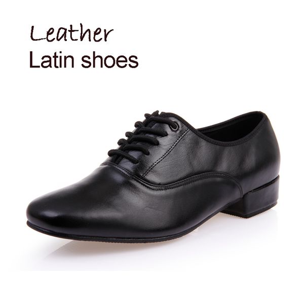 

brand new professional modern men's ballroom tango latin dance shoes man low heel genuine leather dance shoes man