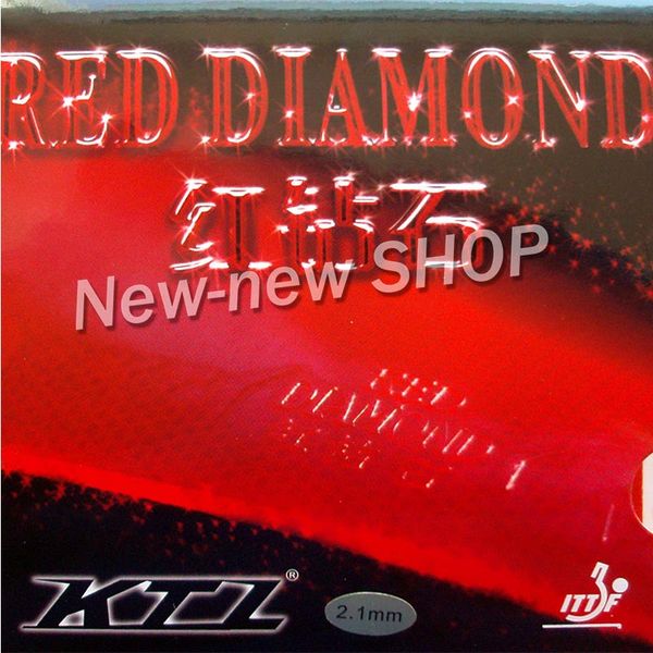 

ktl red diamond red pips-in table tennis (pingpong) rubber with sponge