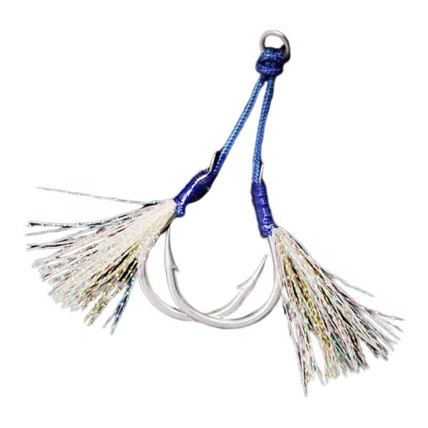 

jigging assist hooks stainless steel assist fishing hooks fishhooks with line