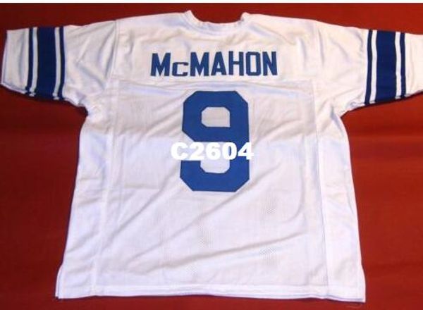 

мужчины пользовательские #9 джим макмахон пользовательские brigham молодые пумы колледж джерси размер s-4xl или пользовательские любое имя и, Black;red