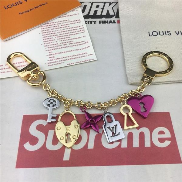 

2019 designer luxury keychain cirle fashion car keychains stainless steel designer keychain for gifts, Silver