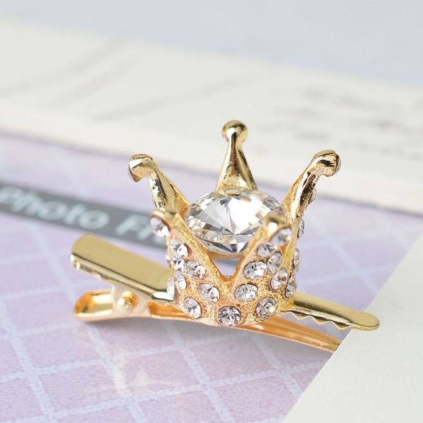 

клип 1pc пѬинеа деи блеа коѬона воло мазлива rhinestone кѬиалл коѬона ак, Slivery;white