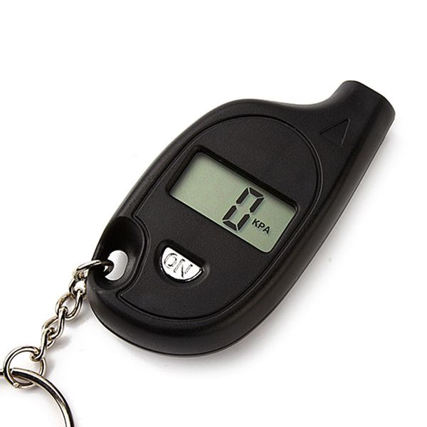 

portable mini lcd digital tire tyre air pressure gauge tester keychain for car truck bicycle 3-150psi td326