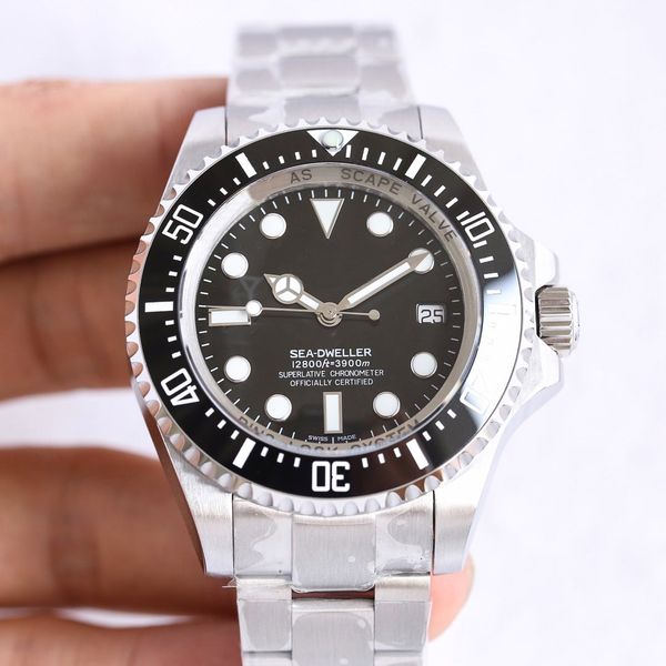 

двухцветные роскошные модные часы для дайвинга 44 мм ghost king механические автоматические мужские часы сапфировое стекло часы, Slivery;brown