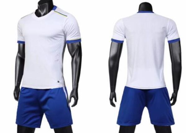 Herren-Mesh-Performance-Trainings-Fußballanzug für Erwachsene, individuelles Logo plus Nummer, Fußball-Trikot-Sets mit Shorts, individuelle Uniform-Kits, Sport