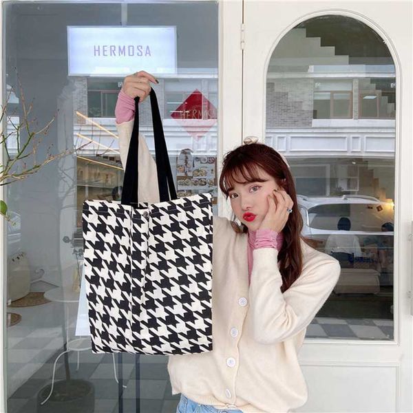 

original canvas handbag fashion women shoulder bags classic ladies shopping bag handbags elegant style design female totes