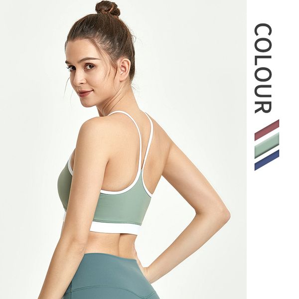 

gym clothing push up sports women yoga for fitness womens cross gsleeveless running padded tank athletic vest, White;black