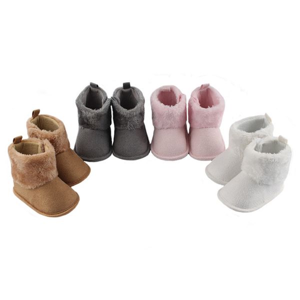 

winter warm plush baby girls snow boots shoes cotton flat with baby toddler shoes indoor snow boots girls kids