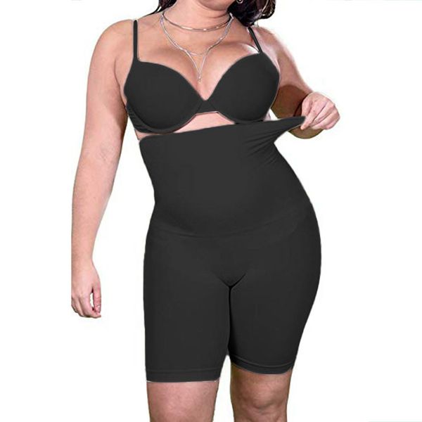 

seamless sheath women body shaper control panties slimming shapewear brief high waist belly control shapewear pants shorts, Black;pink