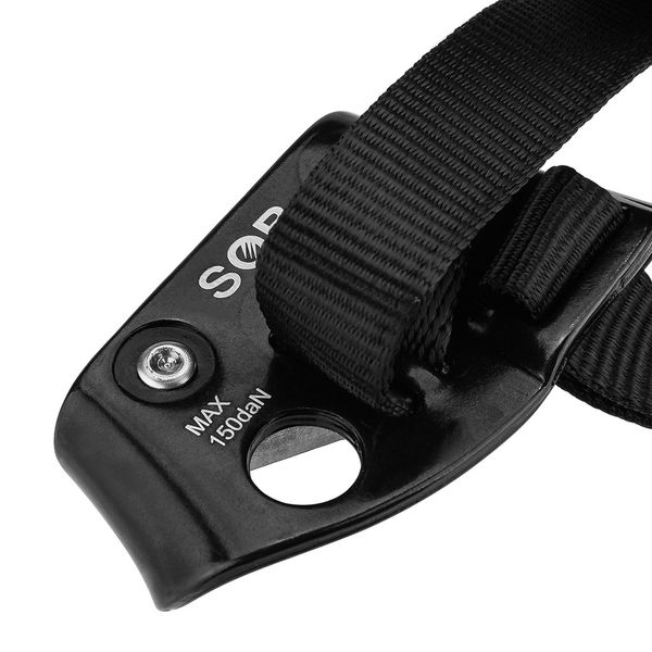 

открытый левый / правый foot ascender riser скалолазание альпинизм оборудование подходит для 8-12мм диаметра каната скалолазания