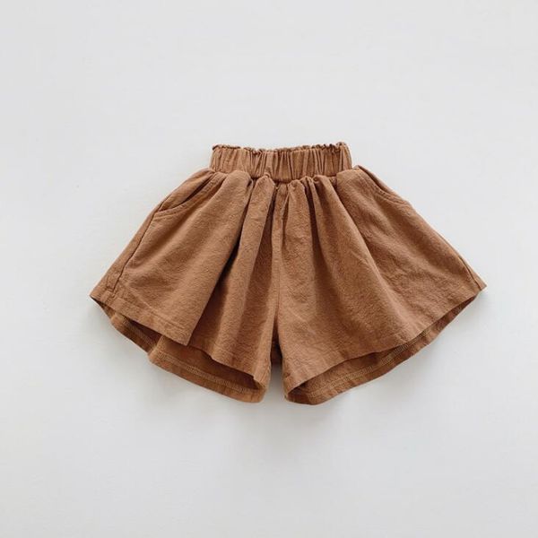 

2020 new girls shorts summer cotton fashion girls shorts 1-6 years hv504, Black