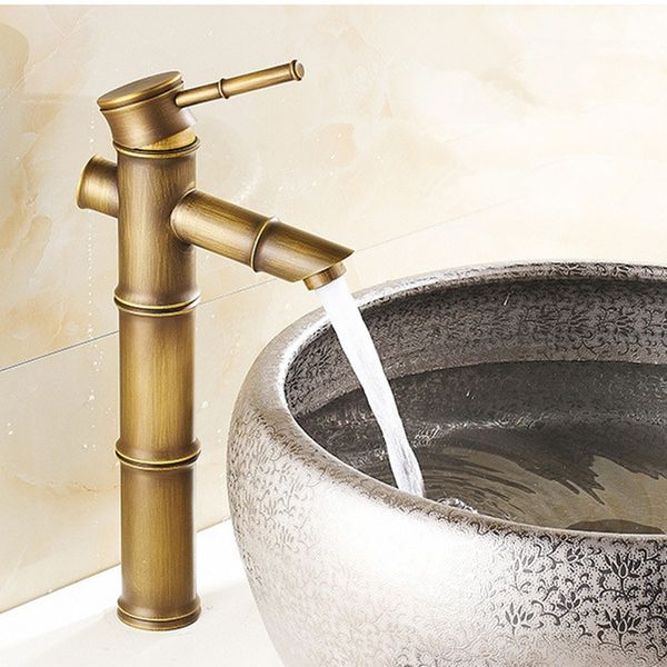

6 patters of bathroom basin faucet mixer and cold water faucet tap antique looking european style waterfall design faucets