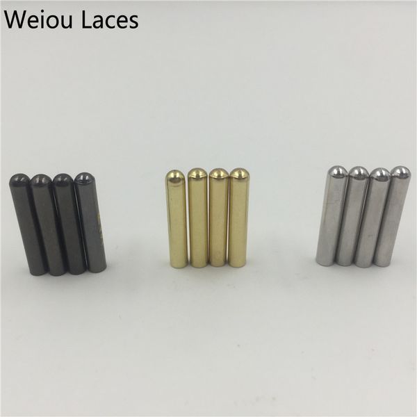 

offical weiou 20pcs/lot 3.8x22mm metal shoelaces repair tips head aglets seamless diy replacement sneaker kits silver gold black