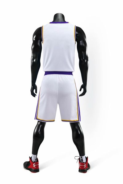 

discount men training basketball sets with shorts uniforms reversible basketball jerseys for that home and away look kits sports 17-13, Blue;black
