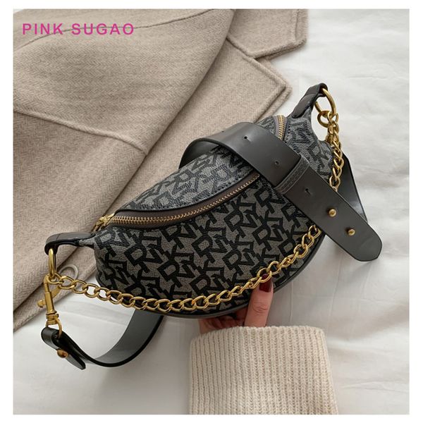 

pink sugao luxury handbags women bags designer 2019 fashion shoulder bag crossbody bags for women leather tote bag chain new