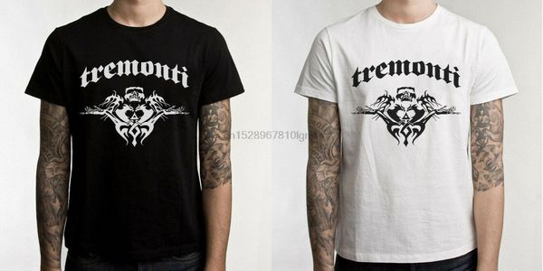 

tremonti рубашка американская хэви-метал группа тремонти black white t shirt s 2xl, White;black